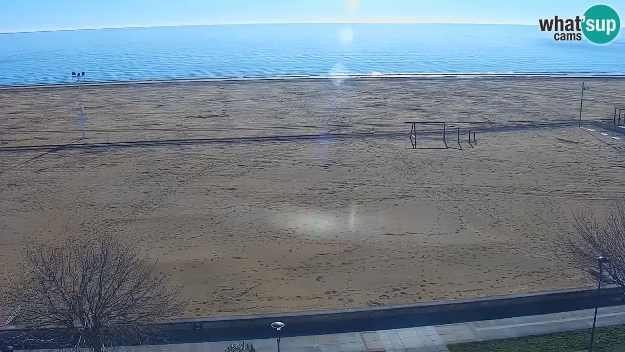 Webcam en vivo playa Bibione – vista desde Ashanti ApartHotel