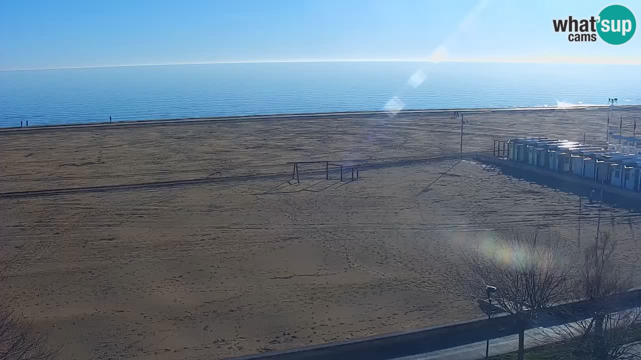 Webcam en direct plage de Bibione – vue depuis Ashanti ApartHotel