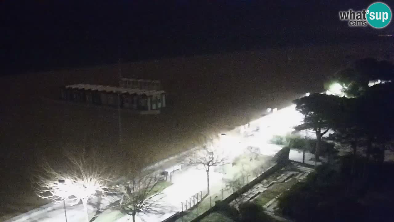 Webcam en vivo playa Bibione – vista desde Ashanti ApartHotel