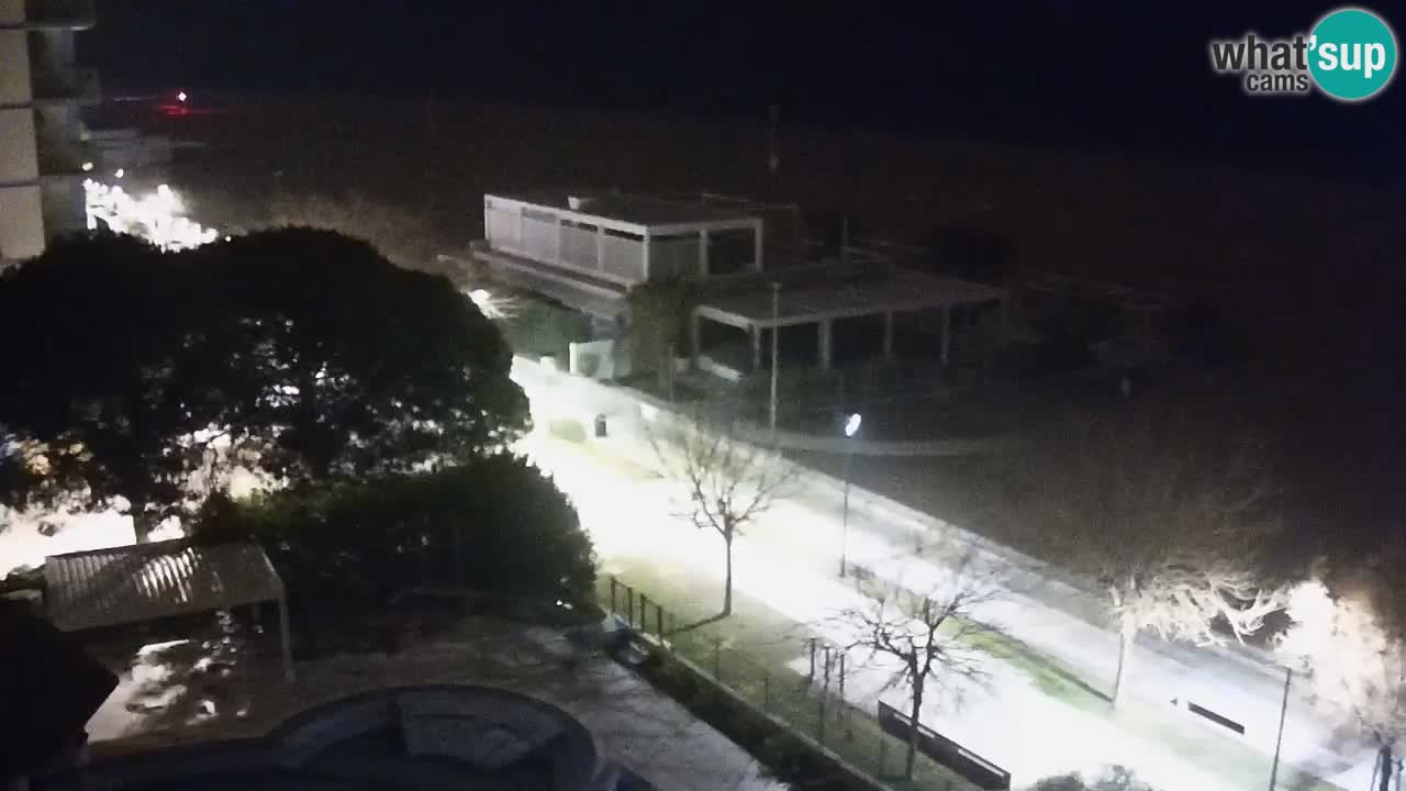 Web kamera Bibione plaža – pogled sa Ashanti ApartHotela