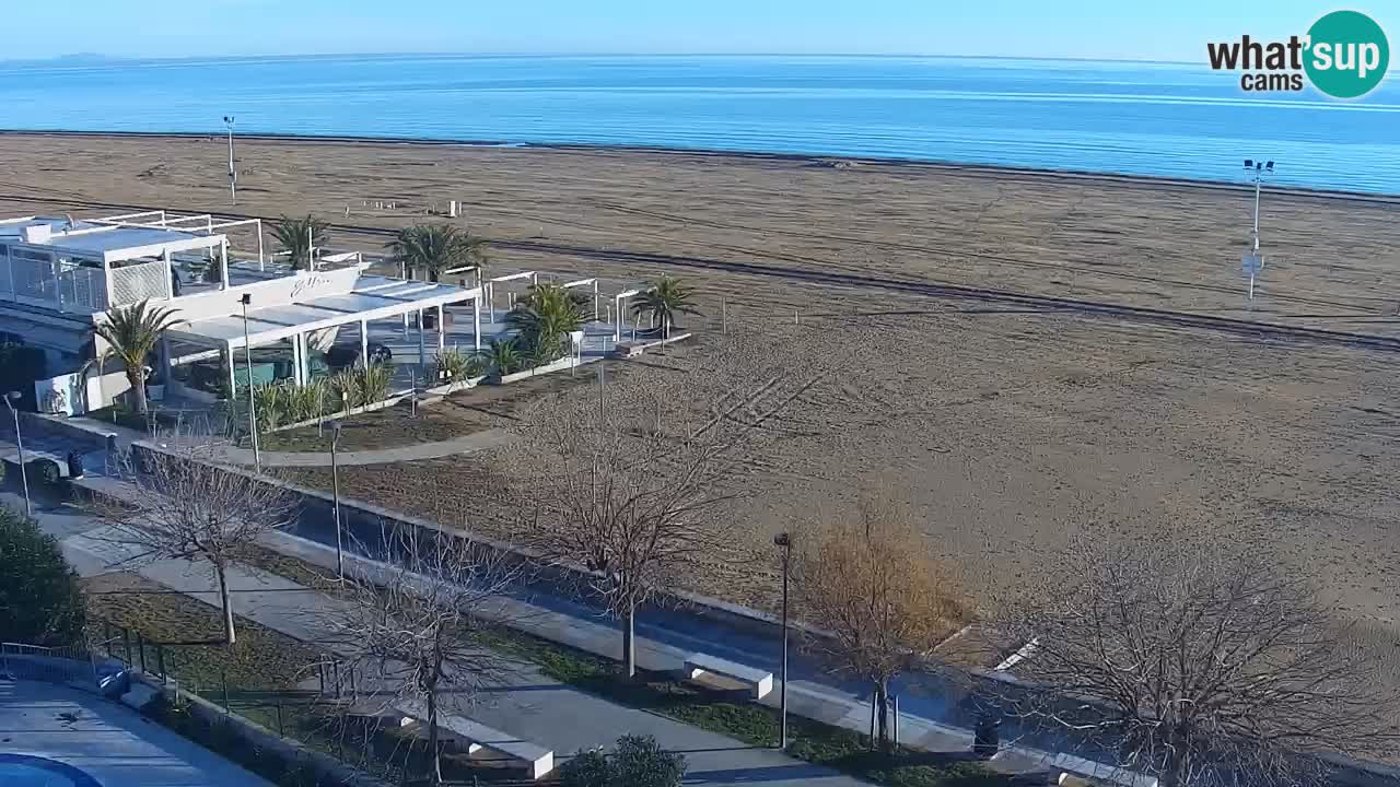 Webcam en vivo playa Bibione – vista desde Ashanti ApartHotel