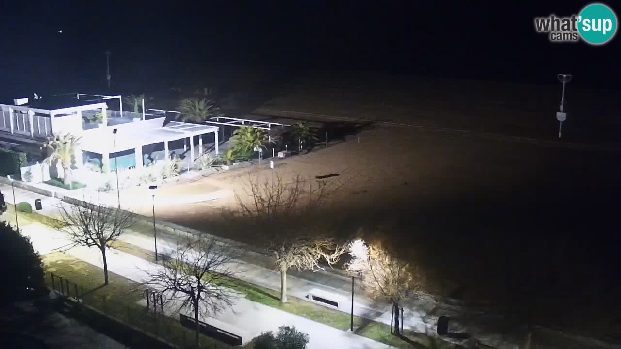 Webcam en vivo playa Bibione – vista desde Ashanti ApartHotel