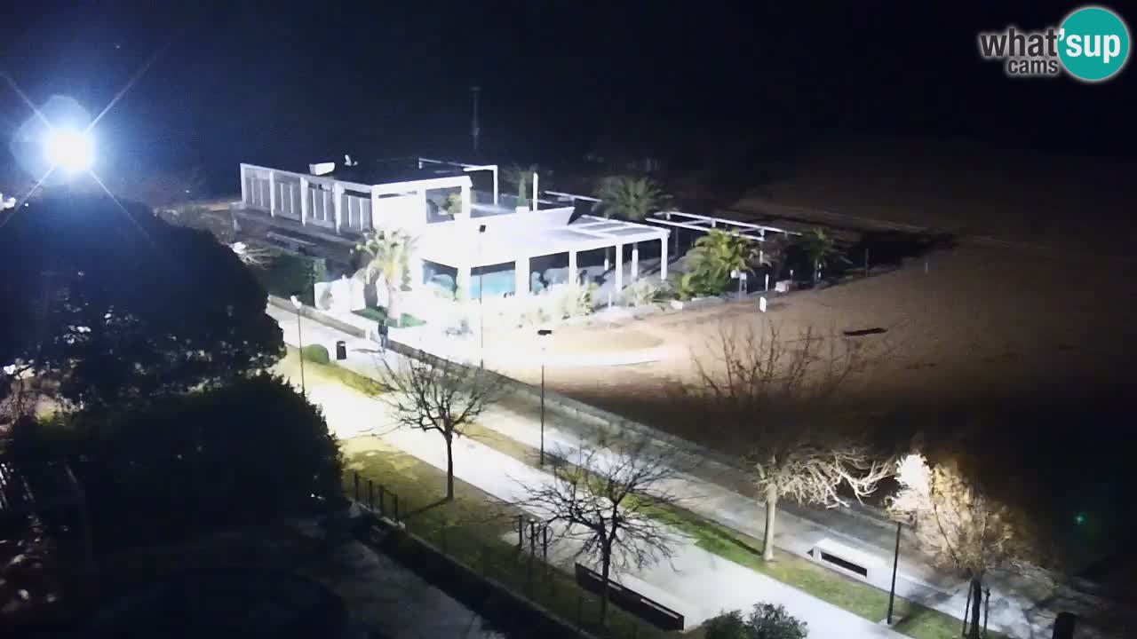 Webcam en direct plage de Bibione – vue depuis Ashanti ApartHotel