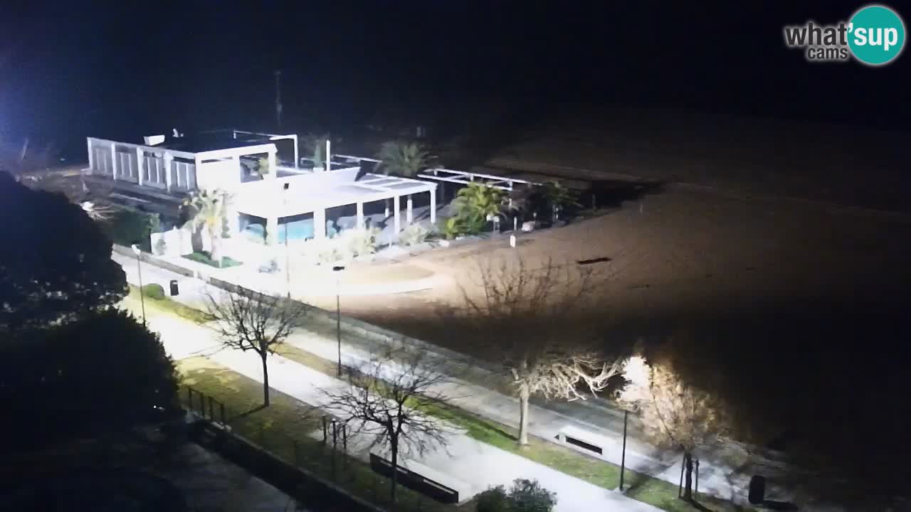 Web kamera Bibione plaža – pogled sa Ashanti ApartHotela