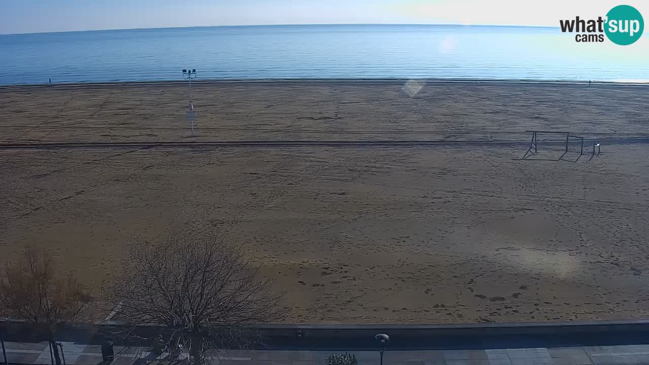 Webcam en direct plage de Bibione – vue depuis Ashanti ApartHotel