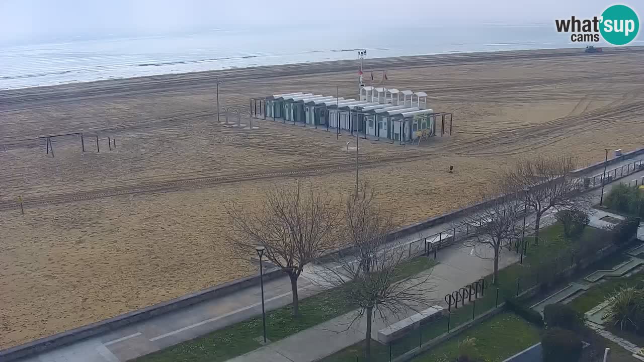 Webcam en direct plage de Bibione – vue depuis Ashanti ApartHotel