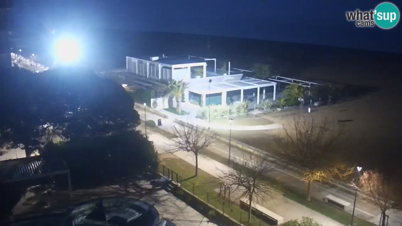 Webcam en vivo playa Bibione – vista desde Ashanti ApartHotel