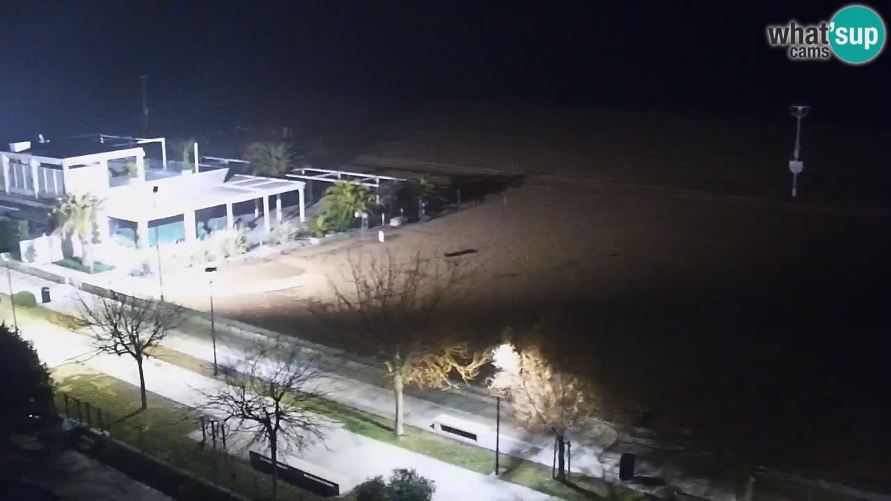 Webcam en vivo playa Bibione – vista desde Ashanti ApartHotel