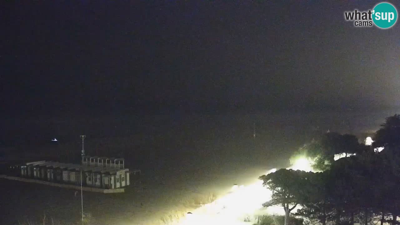 Webcam en direct plage de Bibione – vue depuis Ashanti ApartHotel