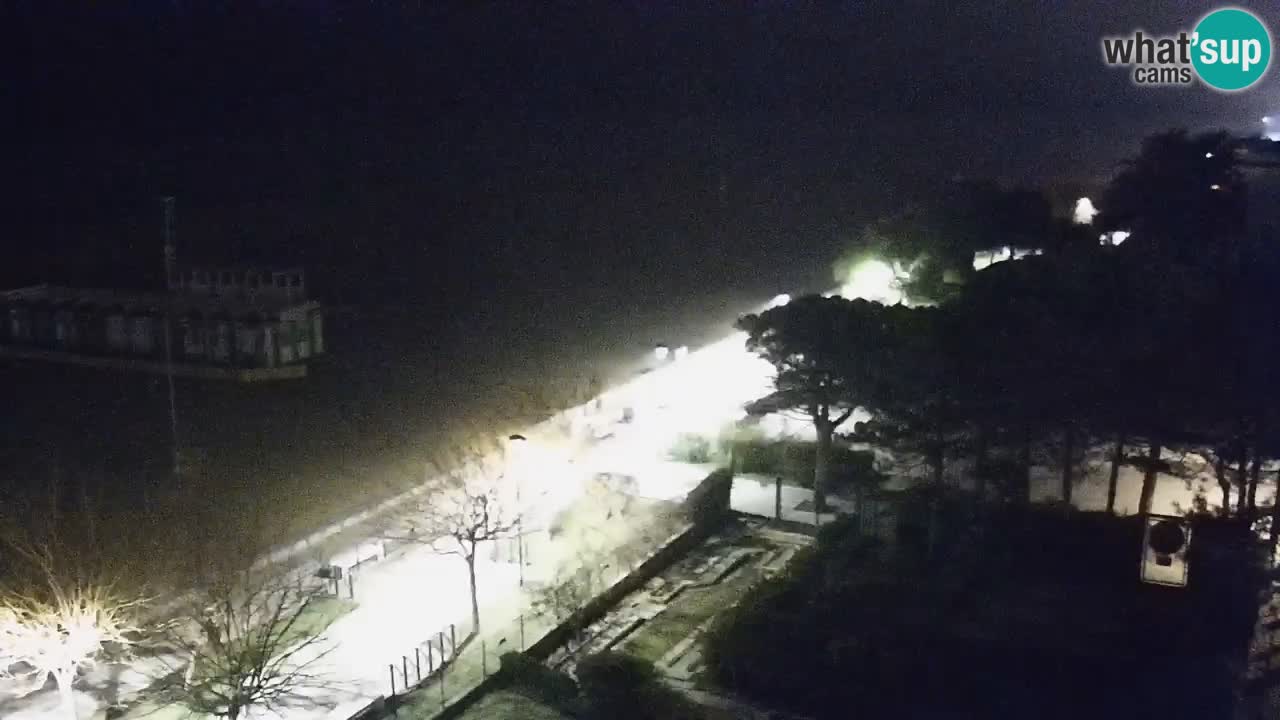 Web kamera Bibione plaža – pogled sa Ashanti ApartHotela