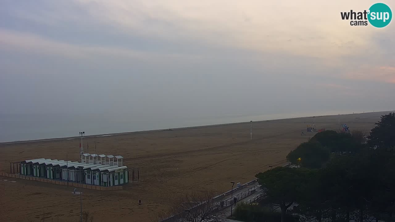 Webcam en direct plage de Bibione – vue depuis Ashanti ApartHotel