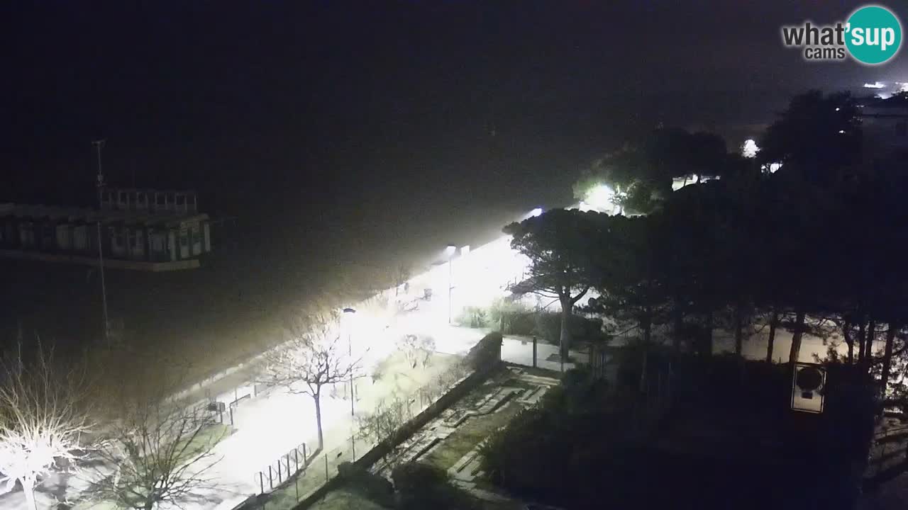 Webcam en direct plage de Bibione – vue depuis Ashanti ApartHotel
