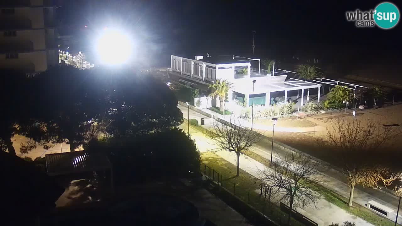 Webcam en vivo playa Bibione – vista desde Ashanti ApartHotel
