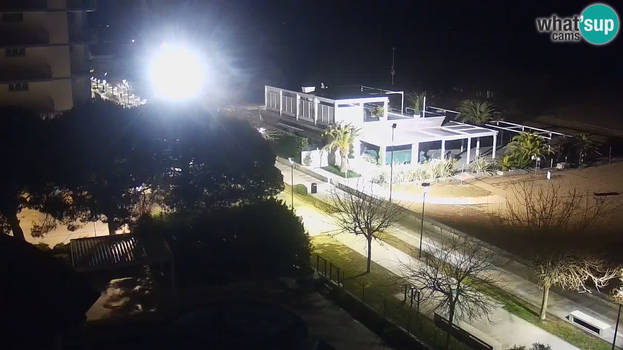 Webcam en direct plage de Bibione – vue depuis Ashanti ApartHotel