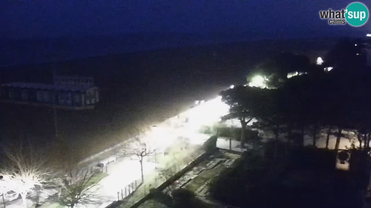 Web kamera Bibione plaža – pogled sa Ashanti ApartHotela