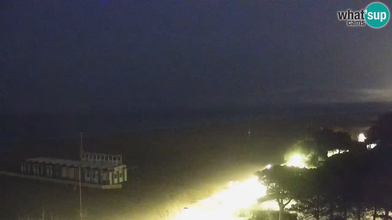 Webcam en vivo playa Bibione – vista desde Ashanti ApartHotel