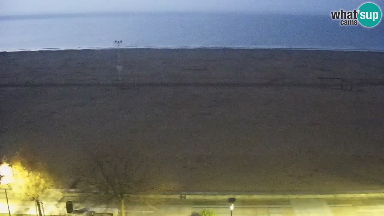 Web kamera Bibione plaža – pogled sa Ashanti ApartHotela