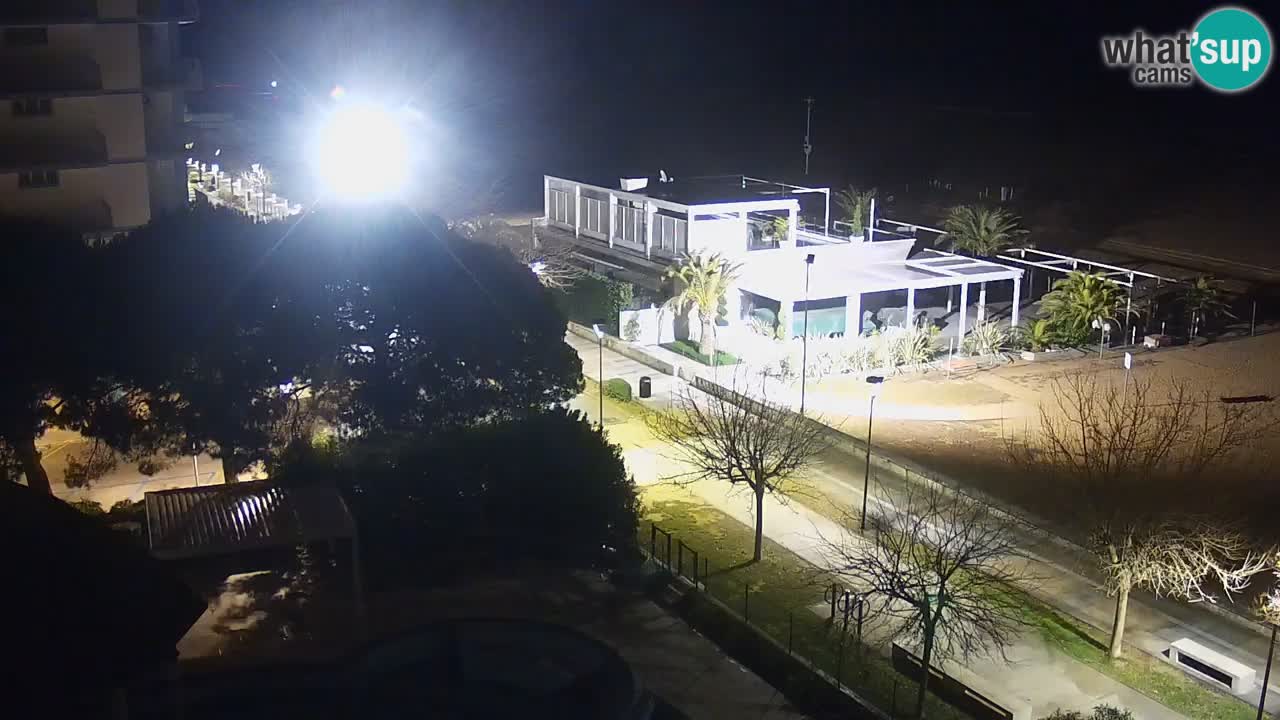 Webcam en direct plage de Bibione – vue depuis Ashanti ApartHotel