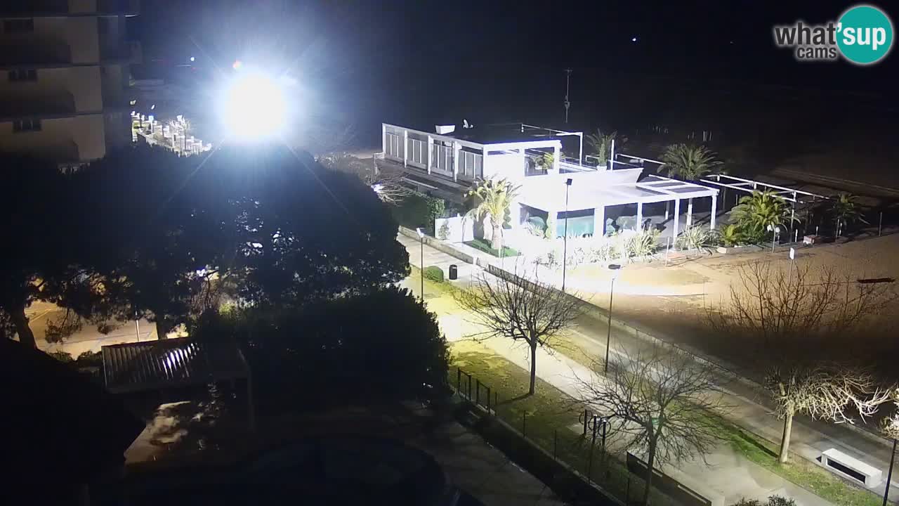 Webcam en direct plage de Bibione – vue depuis Ashanti ApartHotel