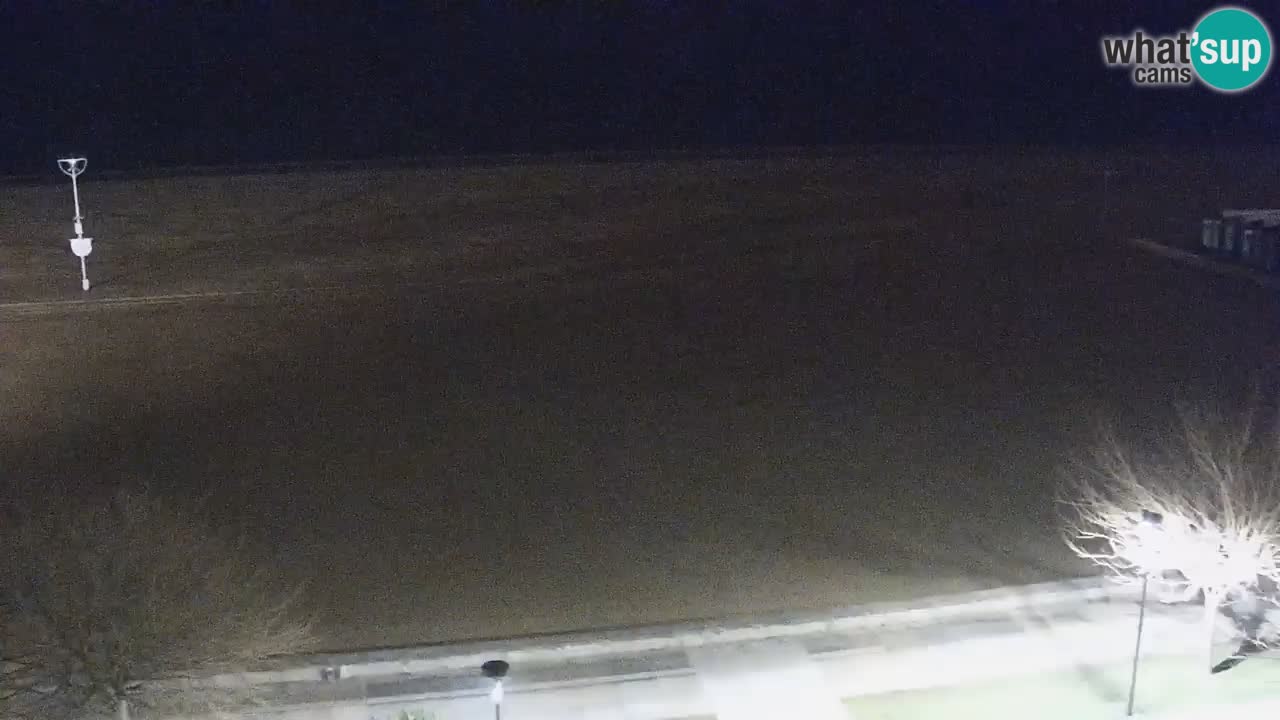 Web kamera Bibione plaža – pogled sa Ashanti ApartHotela