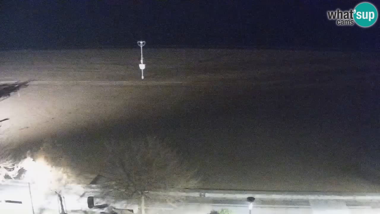 Web kamera Bibione plaža – pogled sa Ashanti ApartHotela