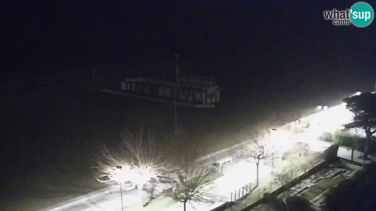 Webcam en vivo playa Bibione – vista desde Ashanti ApartHotel