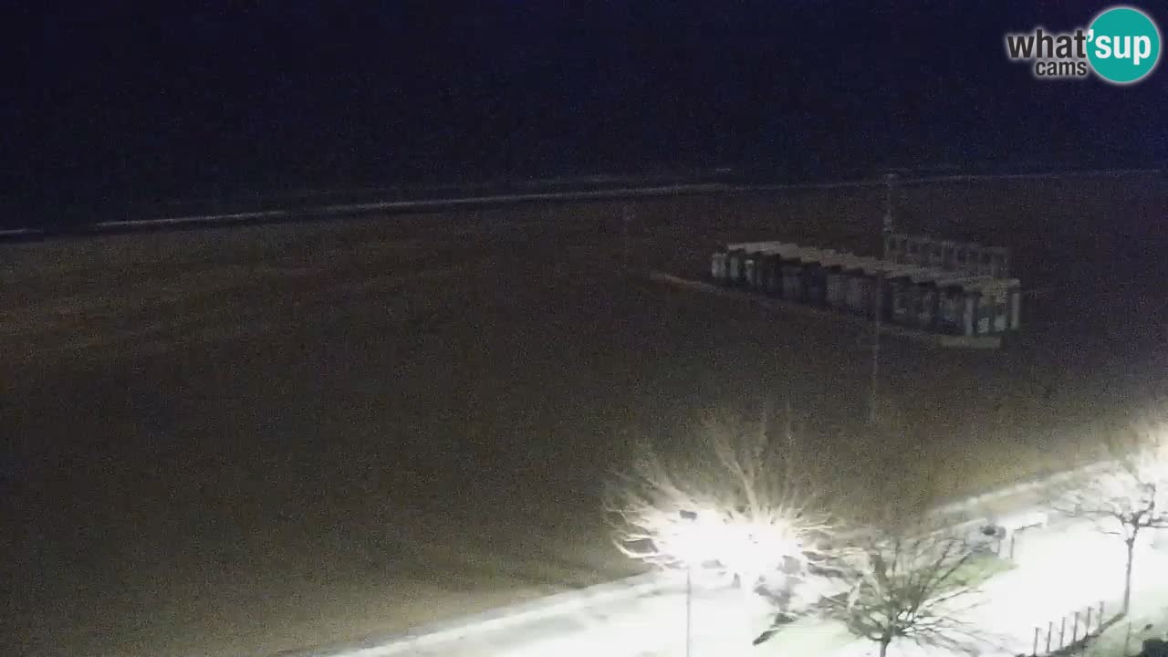 Webcam en direct plage de Bibione – vue depuis Ashanti ApartHotel