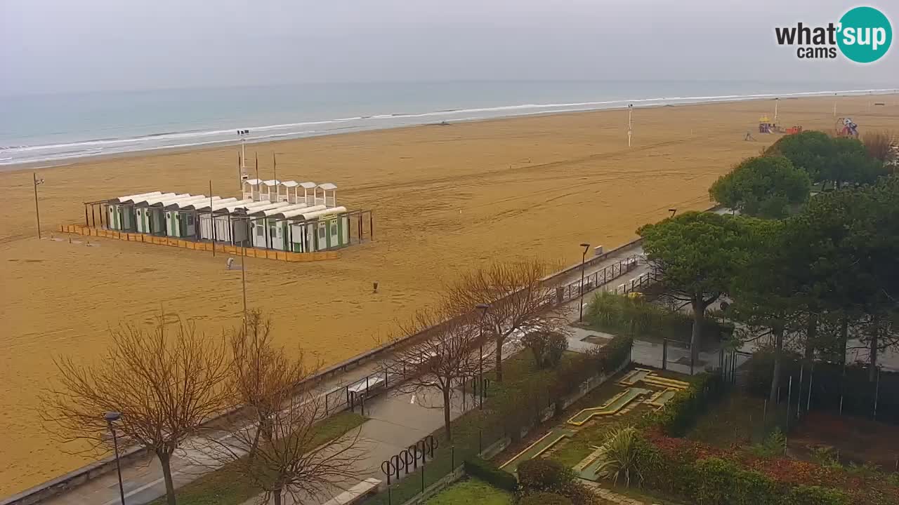 Web kamera Bibione plaža – pogled sa Ashanti ApartHotela