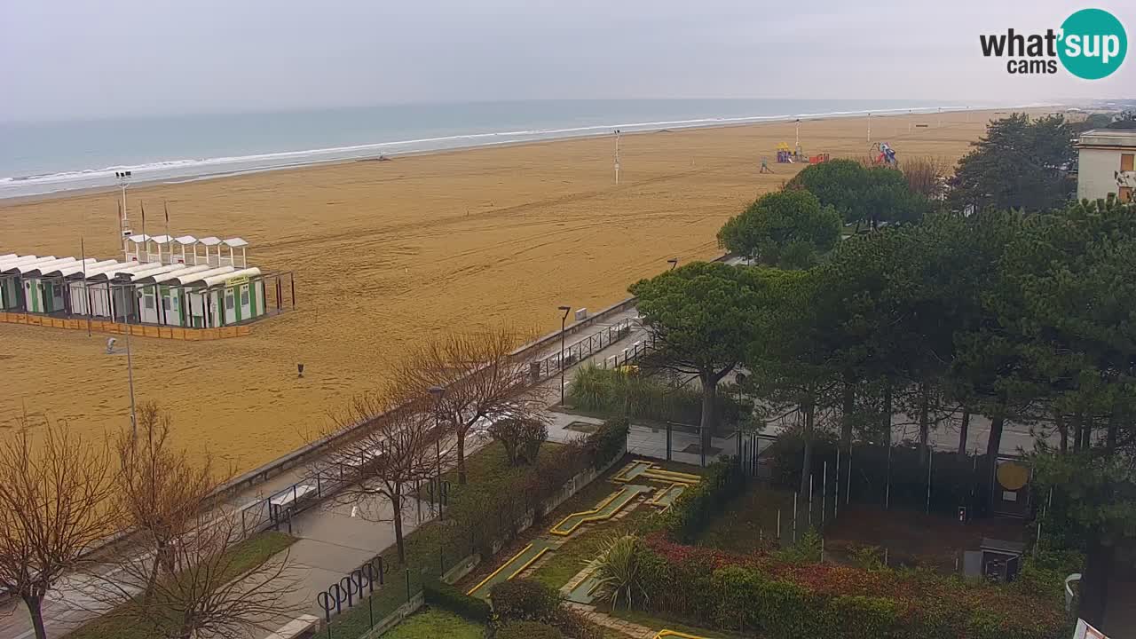 Webcam en direct plage de Bibione – vue depuis Ashanti ApartHotel