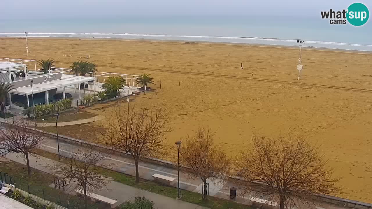 Webcam en direct plage de Bibione – vue depuis Ashanti ApartHotel