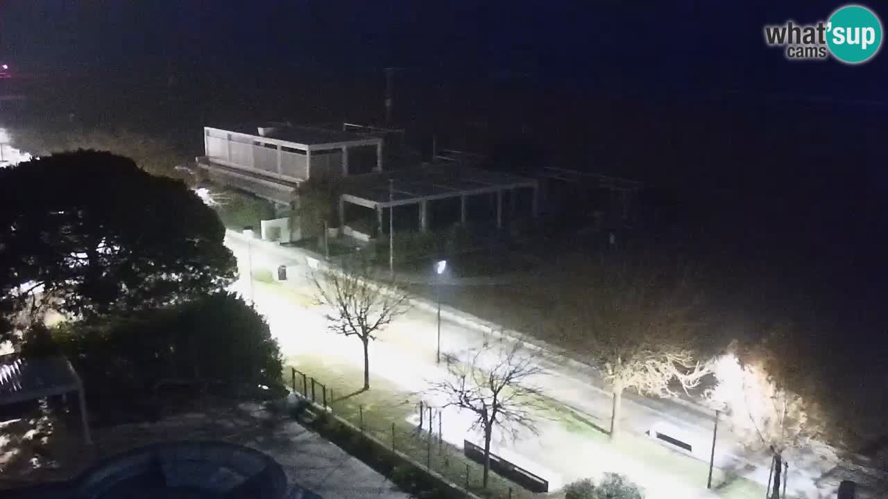 Web kamera Bibione plaža – pogled sa Ashanti ApartHotela