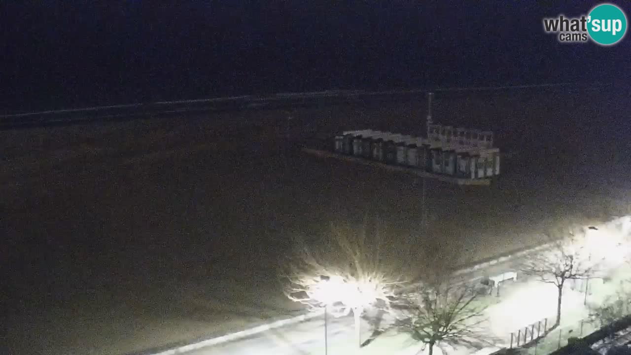 Web kamera Bibione plaža – pogled sa Ashanti ApartHotela