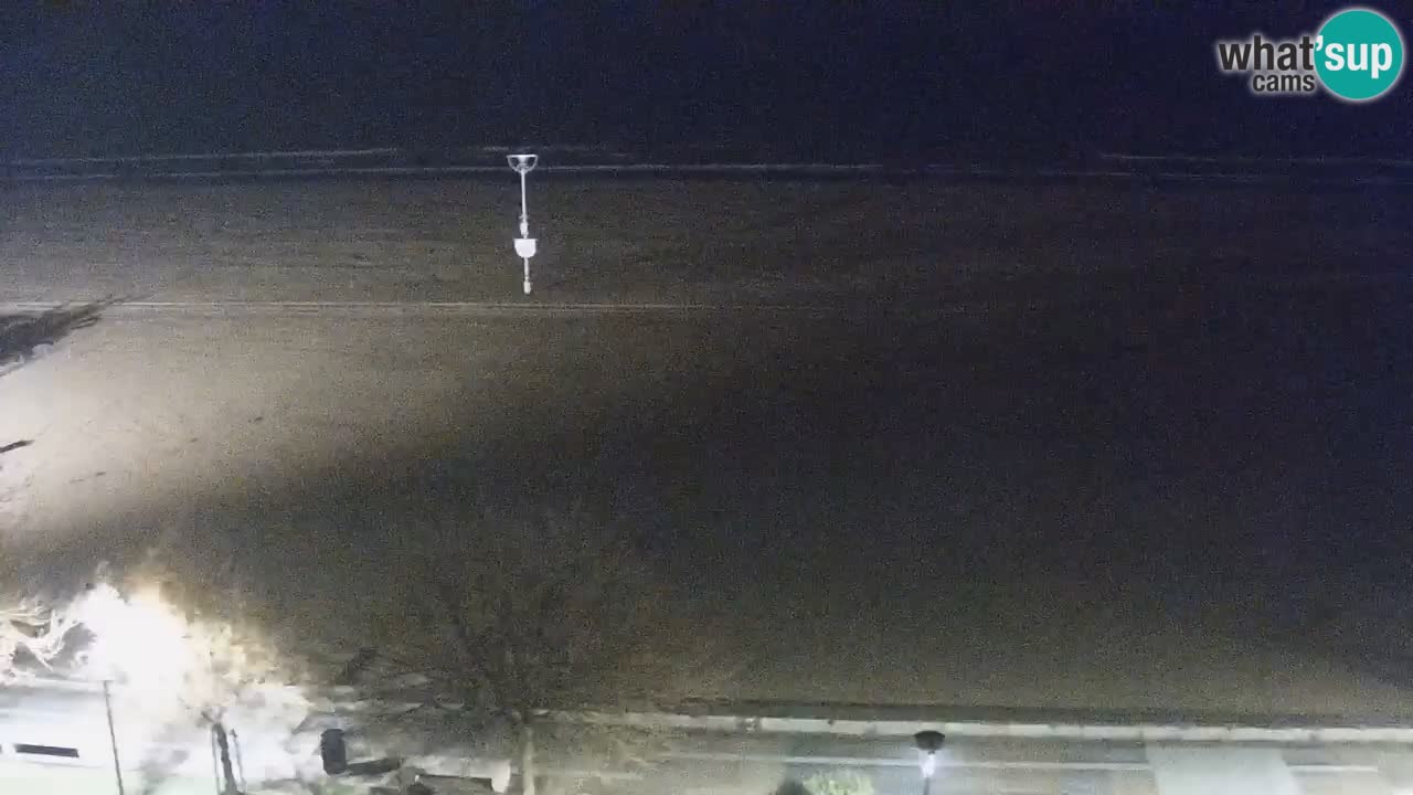 Spletna kamera Bibione plaža – pogled iz Ashanti ApartHotela