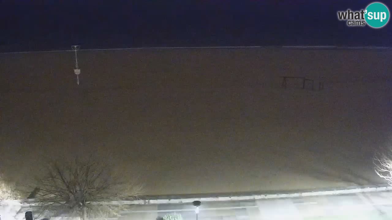 Web kamera Bibione plaža – pogled sa Ashanti ApartHotela