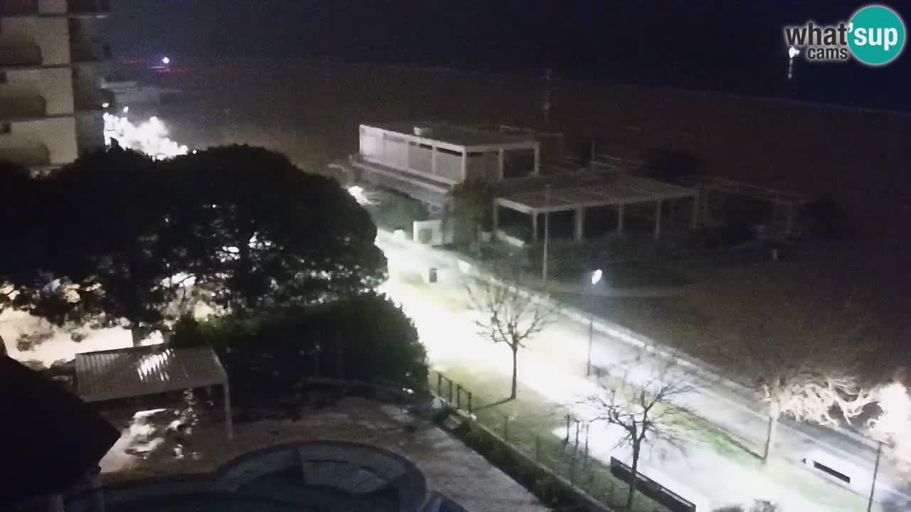 Webcam en vivo playa Bibione – vista desde Ashanti ApartHotel