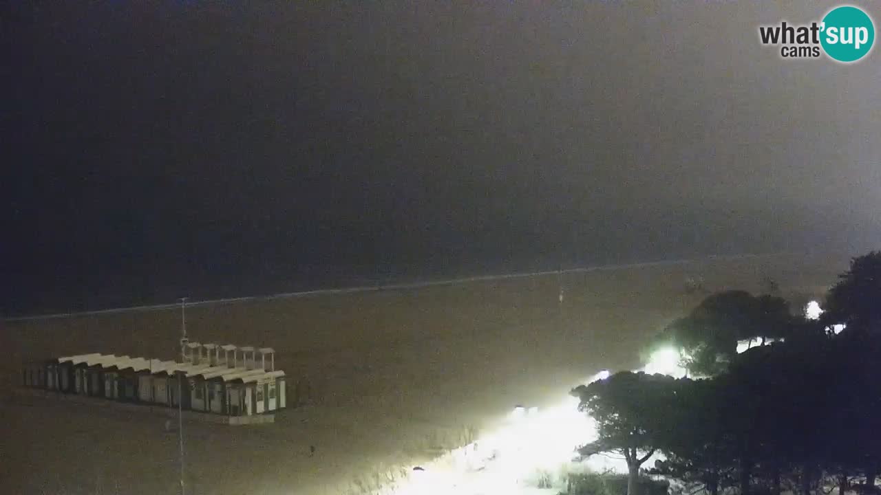 Webcam en vivo playa Bibione – vista desde Ashanti ApartHotel