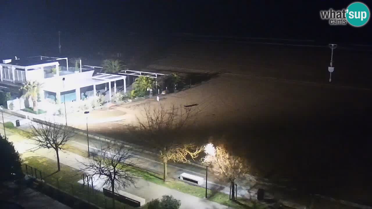 Webcam en vivo playa Bibione – vista desde Ashanti ApartHotel