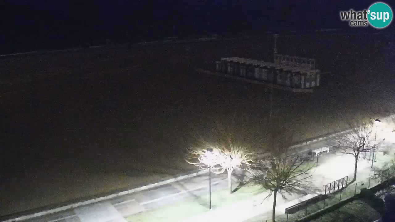 Webcam en vivo playa Bibione – vista desde Ashanti ApartHotel