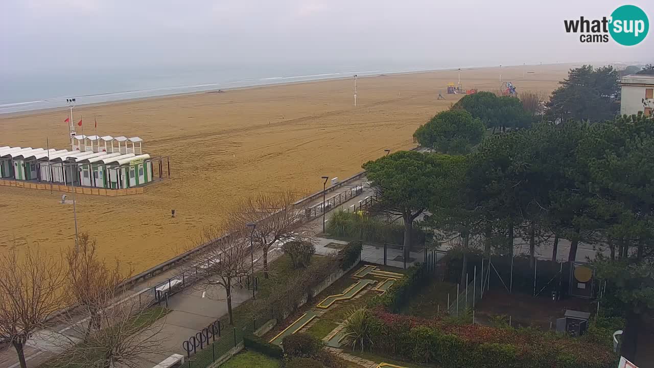 Webcam en vivo playa Bibione – vista desde Ashanti ApartHotel