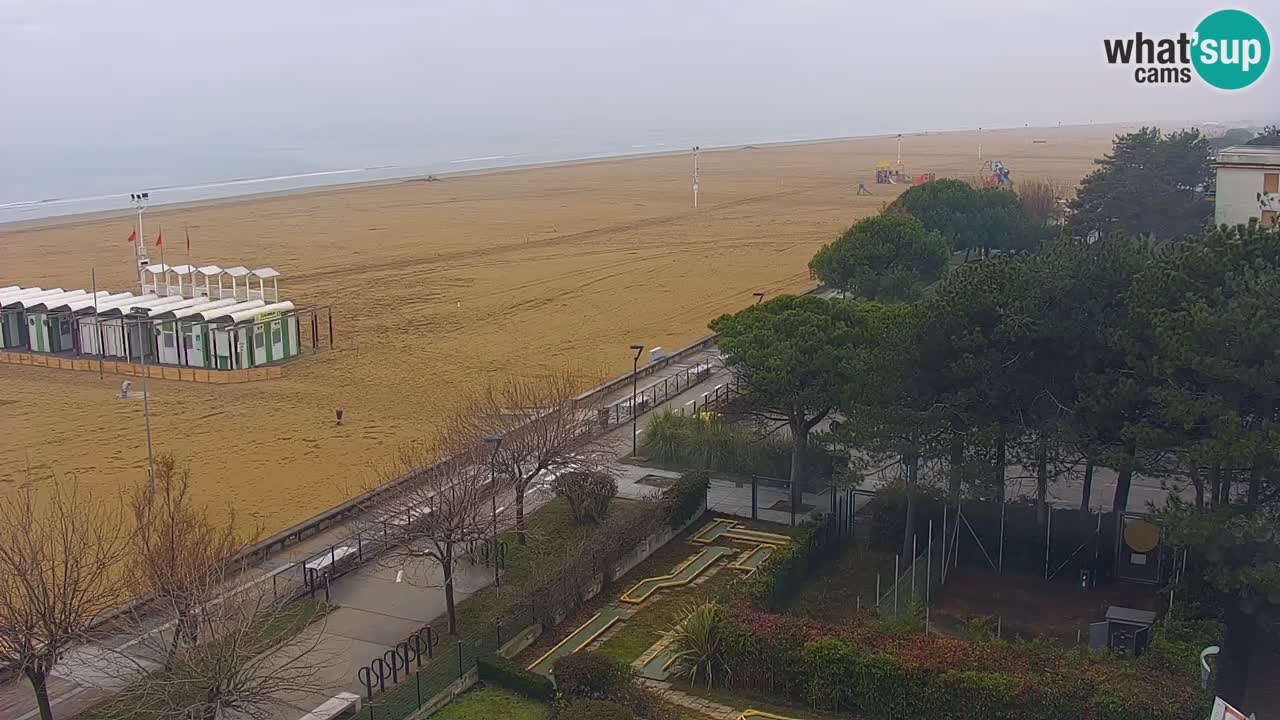 Webcam en direct plage de Bibione – vue depuis Ashanti ApartHotel