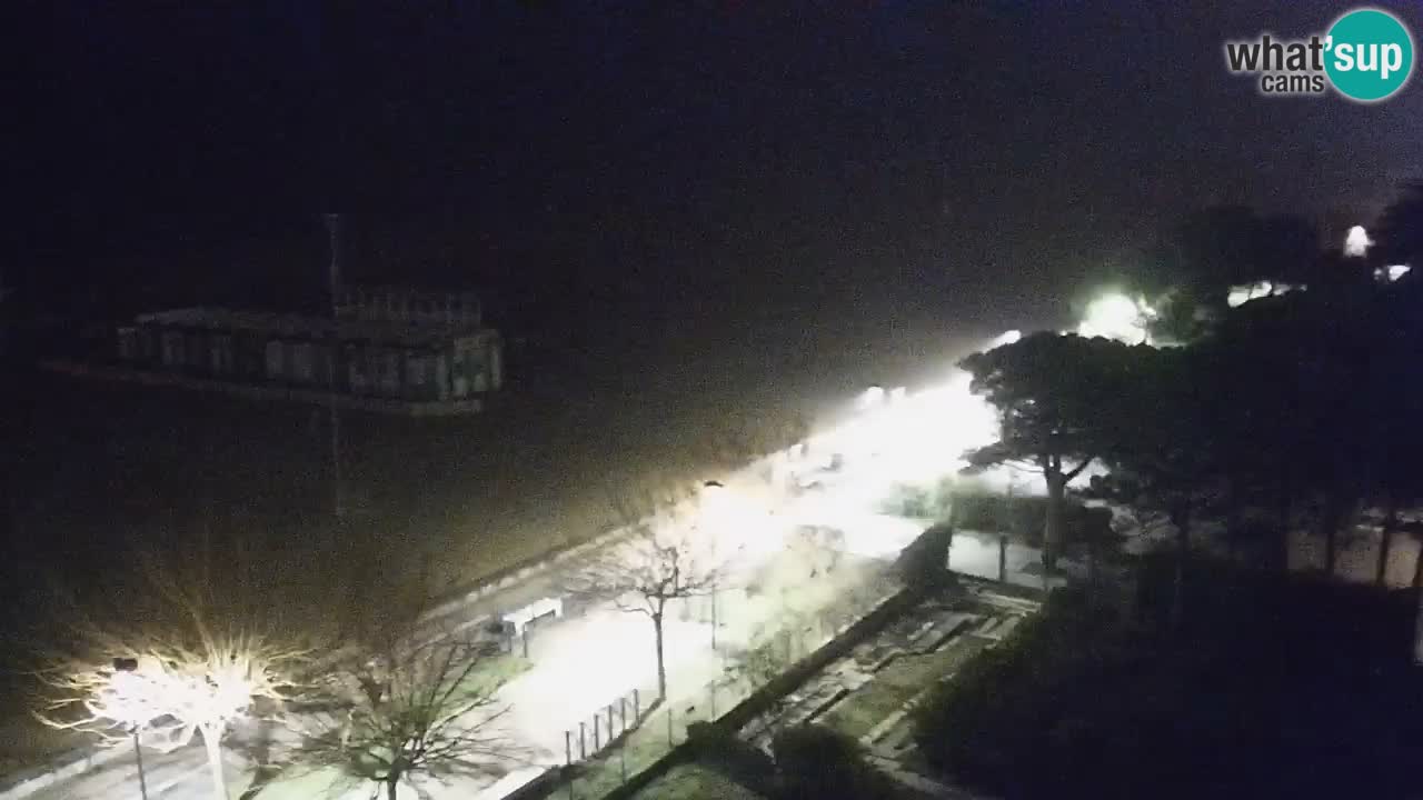 Web kamera Bibione plaža – pogled sa Ashanti ApartHotela