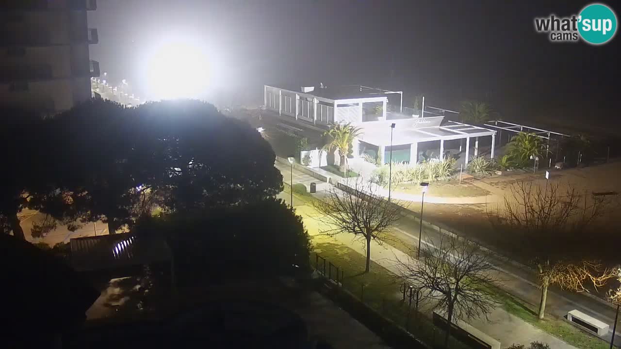 Webcam en vivo playa Bibione – vista desde Ashanti ApartHotel