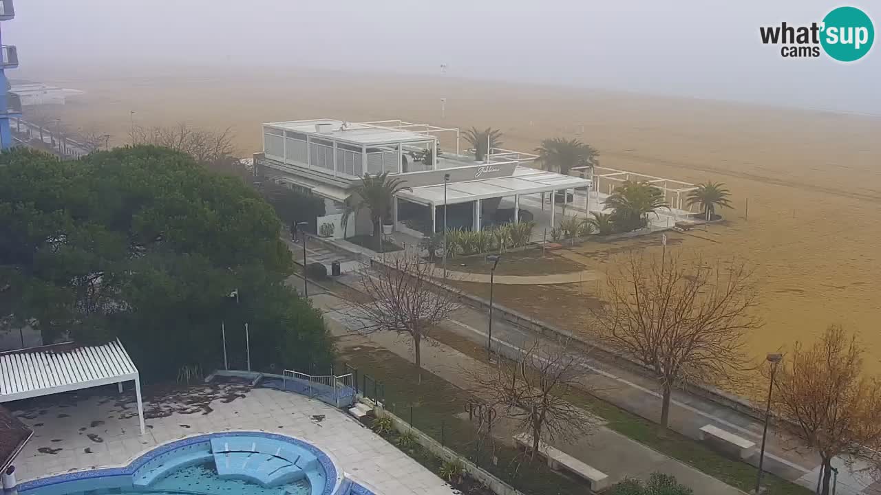 Web kamera Bibione plaža – pogled sa Ashanti ApartHotela