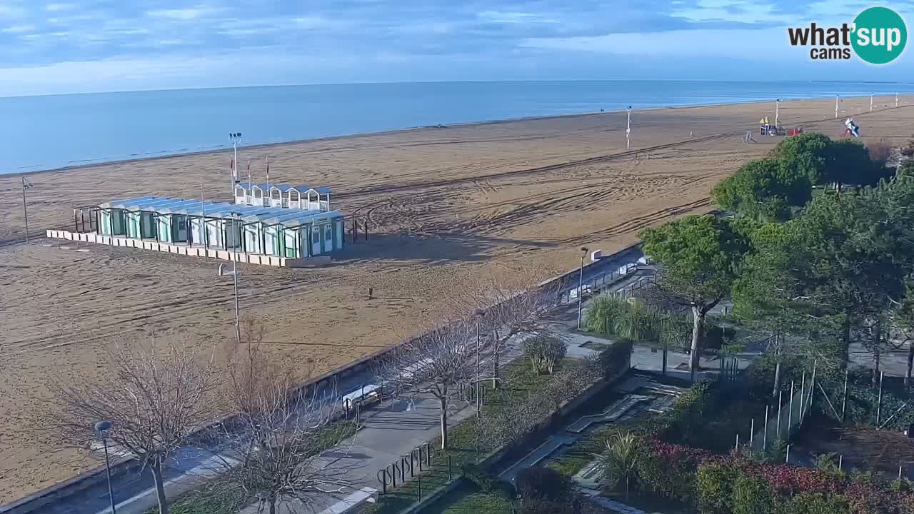 Webcam en vivo playa Bibione – vista desde Ashanti ApartHotel