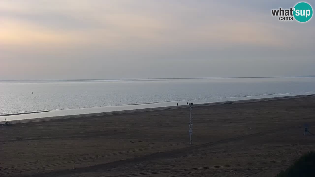 Spletna kamera Bibione plaža – pogled iz Ashanti ApartHotela