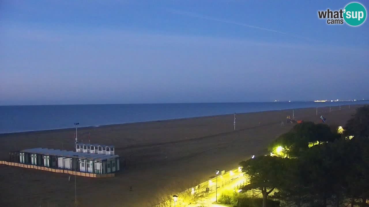 Webcam en vivo playa Bibione – vista desde Ashanti ApartHotel