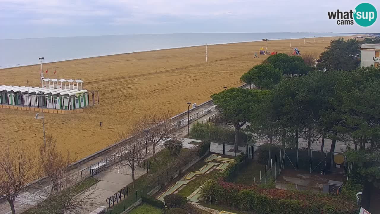 Webcam en vivo playa Bibione – vista desde Ashanti ApartHotel