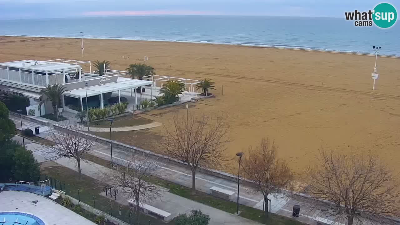 Webcam en vivo playa Bibione – vista desde Ashanti ApartHotel