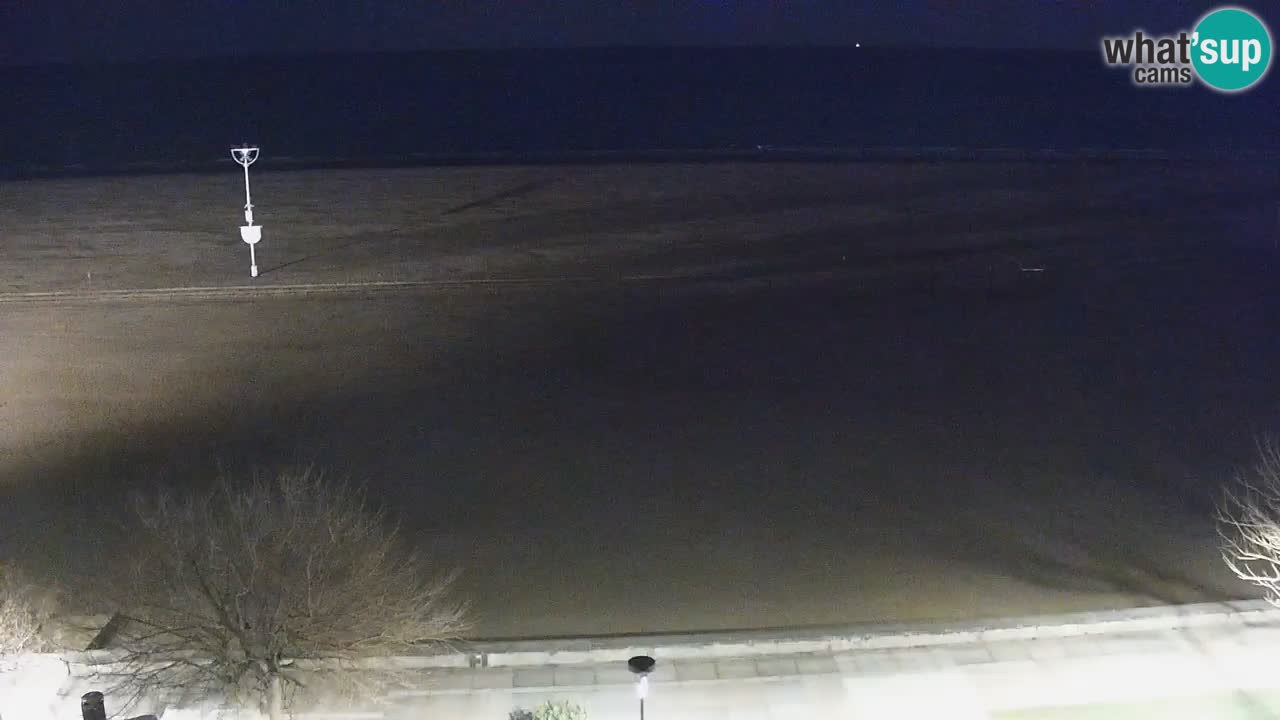 Web kamera Bibione plaža – pogled sa Ashanti ApartHotela