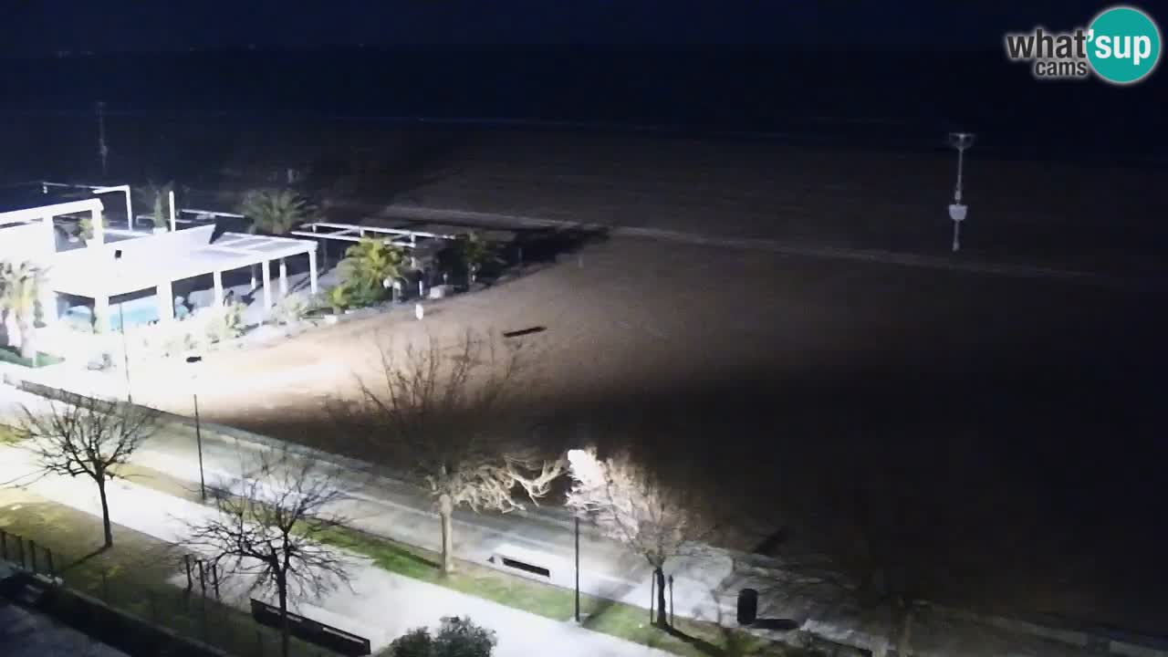 Web kamera Bibione plaža – pogled sa Ashanti ApartHotela